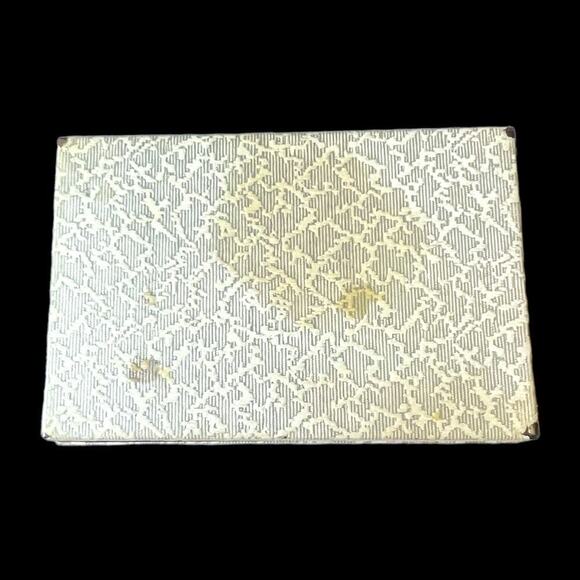 VTG 60s Crown Trifari Silver Tone Textured Metal Bead Choker Bracelet Boxed Set - Picture 14 of 14